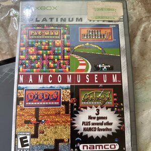 Namco Museum Platinum Hits (Microsoft Xbox, 2002) CIB Complete Tested